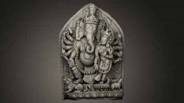 Indian sculptures Ganesh 3d model